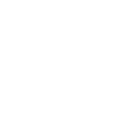 A white line art icon of an atom with intersecting orbits, representing the scientific and detailed approach to professional commercial cleaning services.
